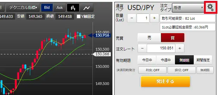 DMMFXのデモ取引16